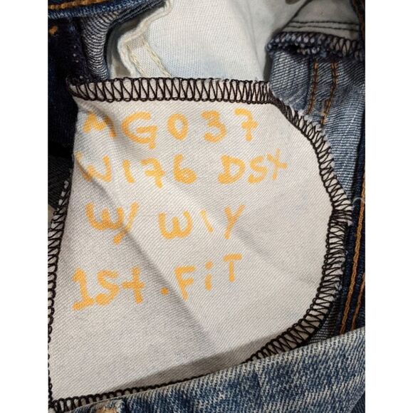 Hudson USA Women's Button Front Low Rise Flare Skinny Jeans Size 27 Style W176 - Picture 8 of 10